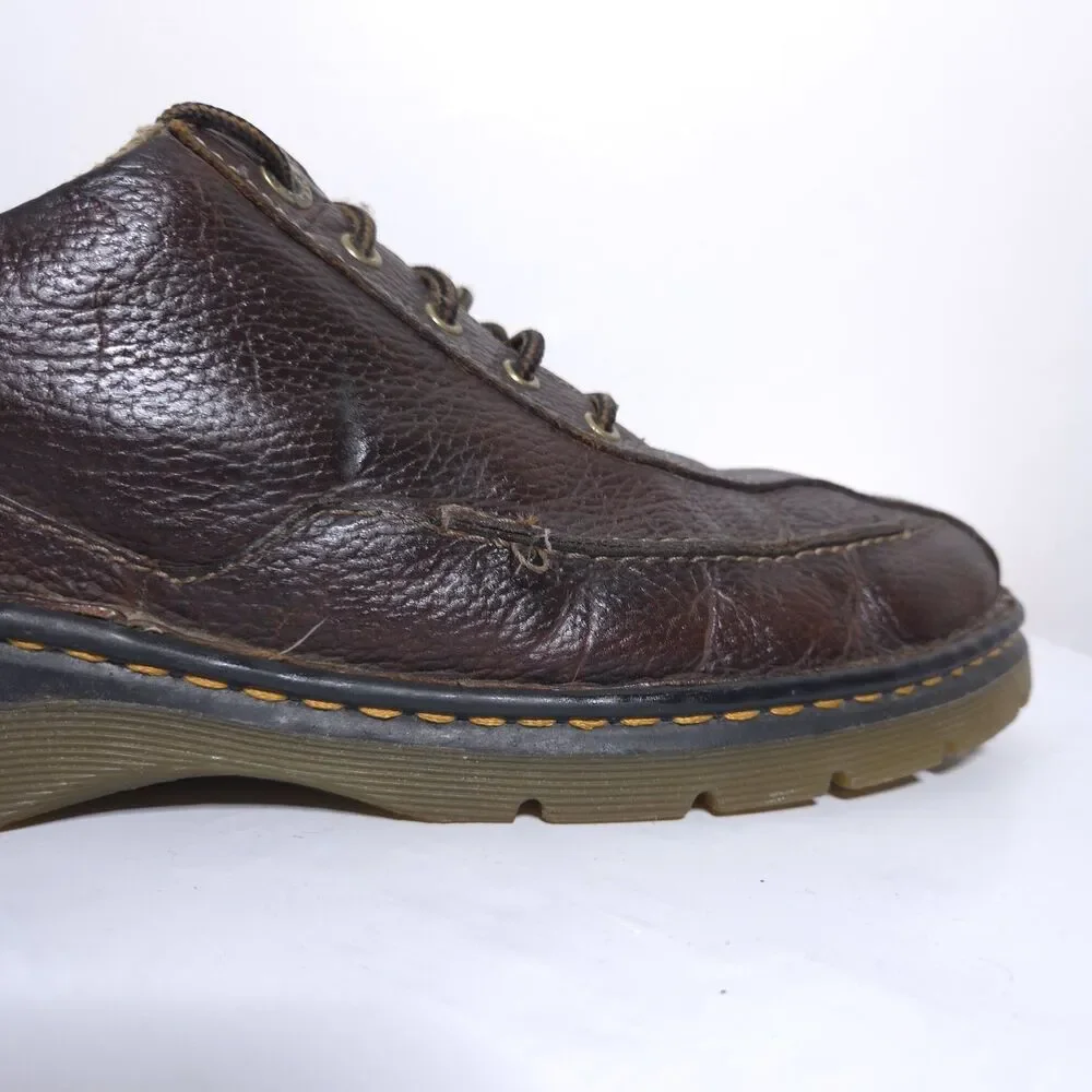 Dr Martens Brown Oxford Mens US 13 Casual Leather Lace Up Shoe 11200 Air Cushion